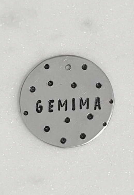 Spotty Gal Baby Tag